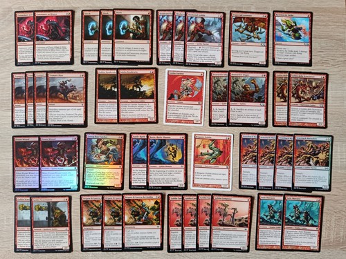 Mtg mazzo carte magic - carte, rosso