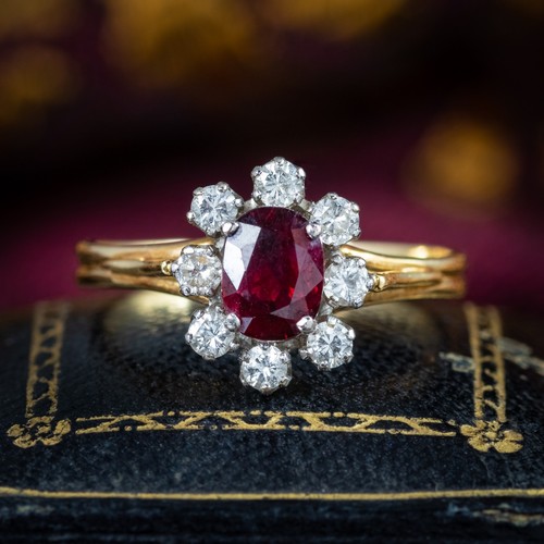 Anello vintage grappolo - anello,