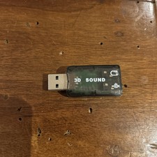 Adattatore / Scheda Audio 3D Sound, Esterna su Porta USB, Virtual Sound 3D 5.1