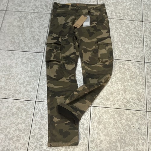 Jin denim pantaloni cargo - denim,