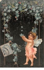 Angeli - N°74891 - Buona Fête - Ange Picking Di Nontiscordardime - Cartolina