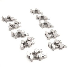 Lotto di 10 Giunti Ciechi Misumi HDJSN6 Kit Giunti Ciechi Pre Assemblaggio Doppio, M6, Serie 6