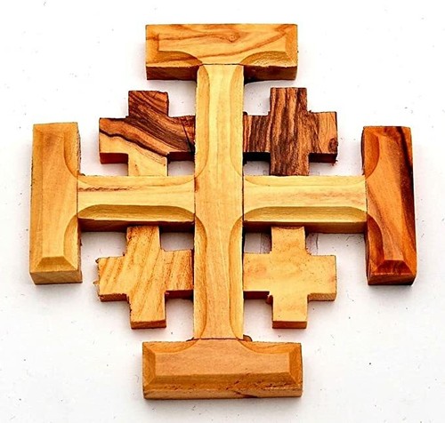 Croce gerusalemme legno di - gerusalemme, in