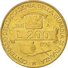 LOTTO N. 4 MONETE DA 200 LIRE