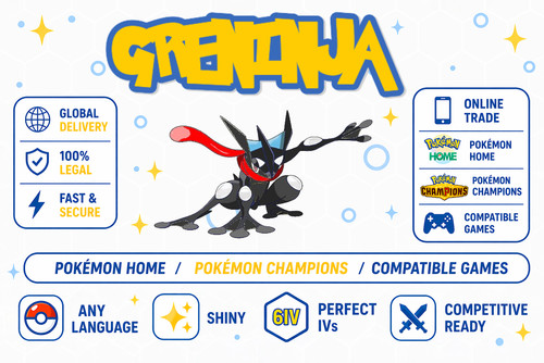Greninja 6iv - greninja, |