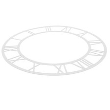  Orologio da parete con numeri romani, adesivo in acrilico con specchio,