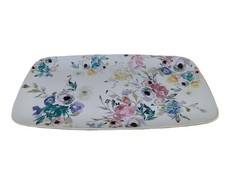 VASSOIO Paradise collection BRANDANI ceramica 40,5x21 art. 53952 floreale