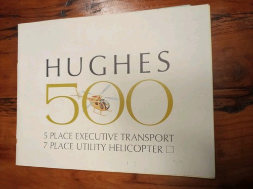 Hughes 500 opuscolo libretto - 500,
