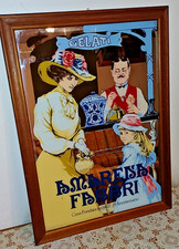 SPECCHIO AMARENA FABBRI ANNI 80 COLLEZIONE CM 64X44 OTTIMO STATO