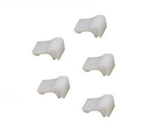 5 GRAFFETTE MOLLETTE FISSAGGIO PRESA ARIA SOTTOPARABREZZA COFANO PER FIAT PANDA