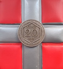 (£)     20 Centesimi 1918