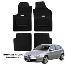 4 TAPPETI TAPPETINI IN GOMMA