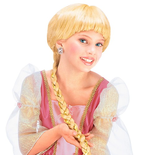 Parrucca rapunzel con treccia - con,
