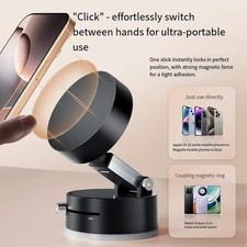 Supporto magnetico a ventosa