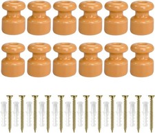 12 Pezzi Isolatori in Ceramica