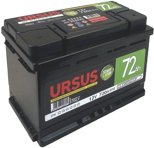 Batteria avviamento auto ursus - batteria,