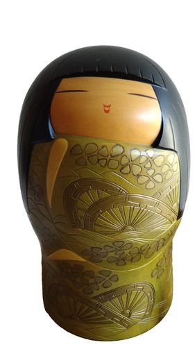 Bellissima bambola kokeshi - bambola, di