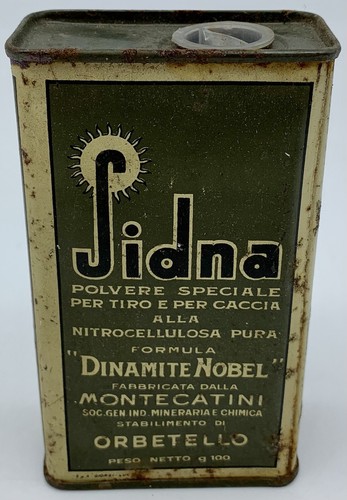 Scatola latta sidna polvere - scatola,