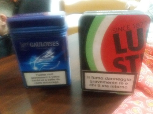Due scatole latta - latta,
