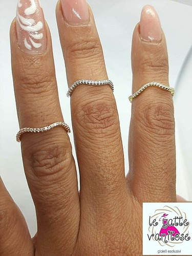 Anello donna fedina argento - anello,