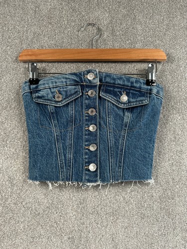 Top zara donna taglia blu - top,