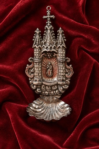 Antica acquasantiera argento - antica,