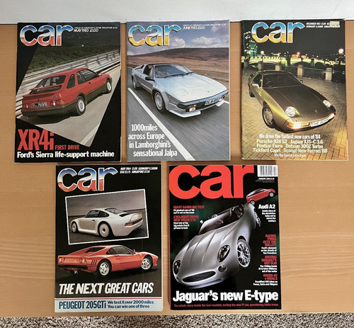 Vintage lot car magazine - vintage, of