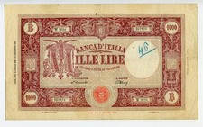 Banconota 1000 Lire Barbetti Medusa 14/04/1948 14 Aprile 1948