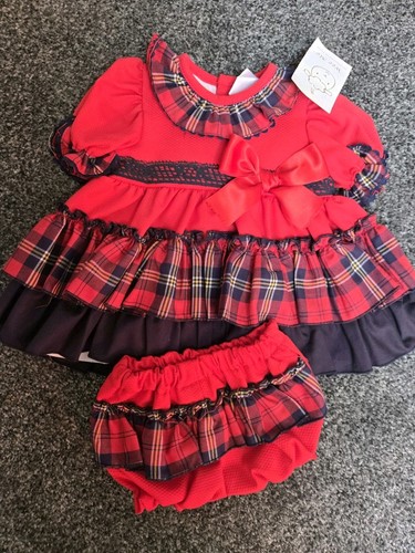 Abito tartan rosso - , con