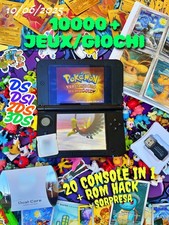 Schedina con 10000 + giochi Zelda Mario e Pokemon per Nintendo DSi 2DS 3DS + SD