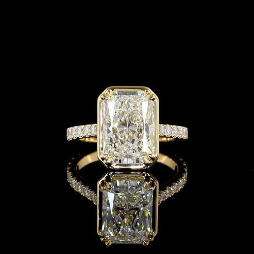 Anello fidanzamento oro - in,