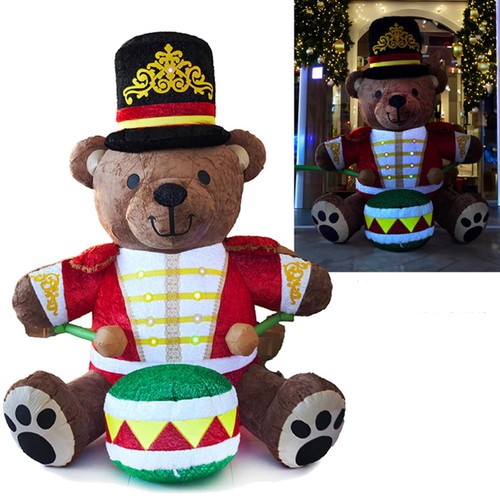 Gonfiabile natalizio orso - gonfiabile,