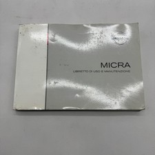 LIBRETTO USO E MANUTENZIONE
