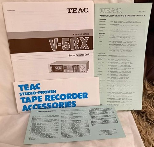Teac 5rx stereo cassette - teac,