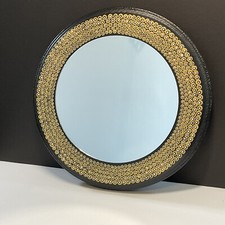 Specchio mandala oro 9 pollici