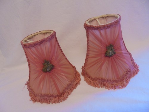 Coppia paralumi vintage - di,