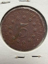 1867 Stati Uniti Scudo Nichel