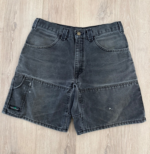 Pantaloncino nero sbiadito - nero,