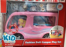 Kids Connection Fashion Doll Camper Playset 19 Pezzi - Luci e Suoni