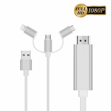 3in1 micro usb tipo c ad hdmi cavo adattatore convertitore telefono a tv hdtv 2m