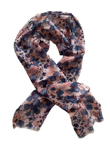 Guess sciarpa foulard rosa - rosa, blu