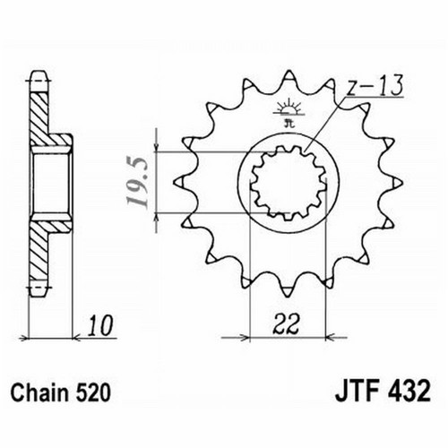 Pignone 432 z12 betamotor - jt,