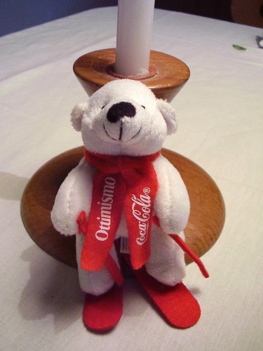 Orsetto coca cola ottimismo - orsetto, "ottimismo"