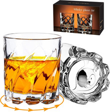 Spinning Whiskey Glasses Set