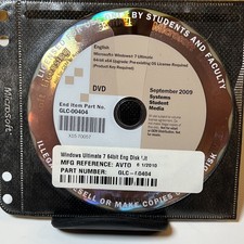 Windows 7 Ultimate 64 bit