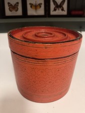 Scatola Betel laccata birmana
