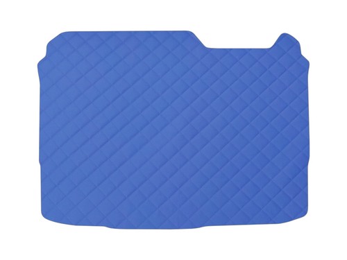 Blu scuro ecopelle trapuntata - blu,