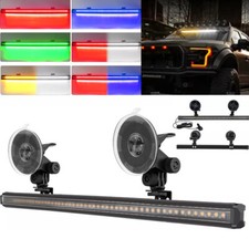 Luci stroboscopiche LED 48LED parabrezza auto emergenza tetto top lampada flash luce auto