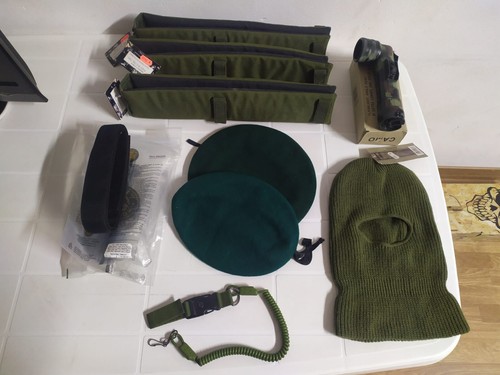 Stock accessori militari - stock,