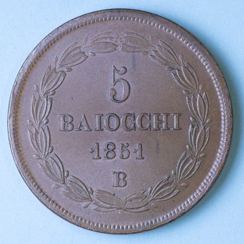 Pio baiocchi 1851 anno v - anno,
